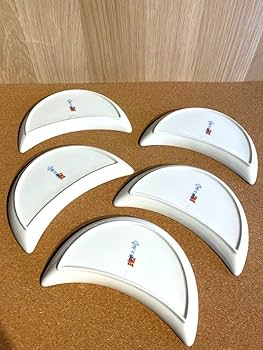 Amazon | 廃盤 深川製磁 百年庵 黄地 兎 うさぎ 半月取皿揃 5枚